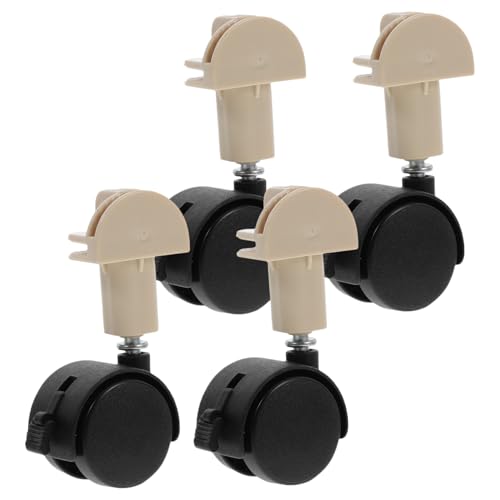 VILLFUL 4 Pcs Haustierträgerräder Hundekisten Räder Hund Rolling Crape Räder Katzenkäfigersatzräder Für Kleine Hundekatze Käfig von VILLFUL