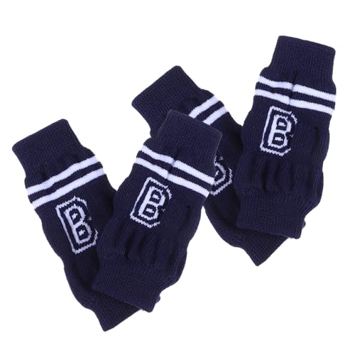 VILLFUL 4 Stück Gestrickte Hundesocken für Gelenkschutz Bequeme und Waschbare Ellbogenpolster für Elastische Schutzhüllen für Vorderbeine für Empfindliche Haut Einfache VILLFUL 4 Stück Gestrickte Hundesocken für Gelenkschutz Bequeme und Waschbare Ellbogenpolster für Elastische Schutzhüllen für Vorderbeine für Empfindliche Haut Einfache von VILLFUL