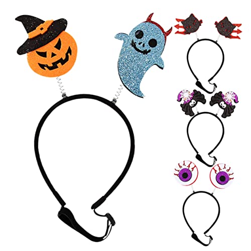 VILLFUL 4 Stück Halloween-Hunde-Stirnband Kostüme Dekorationsartikel für Haustiere dog Halloween costume dog costume Halloween Halloweenkostüm Stirnbänder Party-Requisiten Welpen-Stirnband von VILLFUL