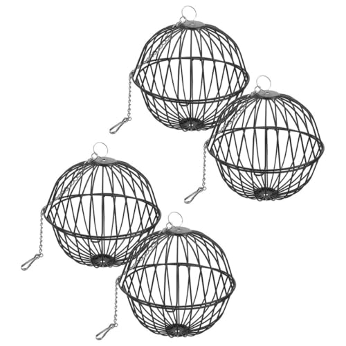 VILLFUL Hamsterkäfig Mit 4 Futterspendern Zum Aufhängen Für Kaninchen Bälle Aus Edelstahl Spielzeug Für Haustiere Platzsparend Für Käfige Und Balkon VILLFUL Hamsterkäfig Mit 4 Futterspendern Zum Aufhängen Für Kaninchen Bälle Aus Edelstahl Spielzeug Für Haustiere Platzsparend Für Käfige Und Balkon von VILLFUL