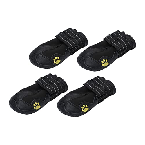 VILLFUL 4 Stücke Anti-rutsch Hundeschuhe Outdoor Dog Paw Protector Dog Atmungsaktive Schuhe von VILLFUL