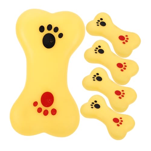 VILLFUL 5stücke Quietscher Spielzeug Für Hunde Kauknochen Knochenform Und Sicheres Material Für Haustiere Und Beim Baden Fördert Spiel Und Spaß VILLFUL 5stücke Quietscher Spielzeug Für Hunde Kauknochen Knochenform Und Sicheres Material Für Haustiere Und Beim Baden Fördert Spiel Und Spaß von VILLFUL