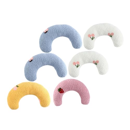 VILLFUL Katzen-schlafkissen 6er-Pack U-förmiges Nackenkissen Für Katzen Weich Und Bequem Aus Polyester Pp-Baumwolle von VILLFUL