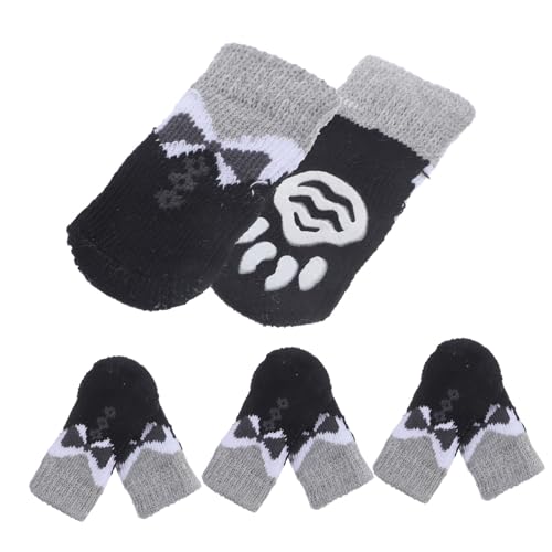 VILLFUL Hundesocken rutschfeste Socken Für Katzen Socken rutschfeste Strümpfe Haustierschuhe Für Hartholzböden von VILLFUL