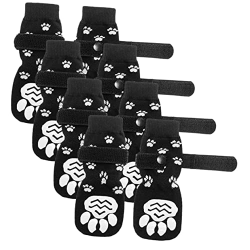 VILLFUL 8St Hundesocken verschleißfeste Welpensocken Welpenbedarf Wiederverwendbare Katzensocken pet Supplies hundepflege austauschbare Welpensocken kompakte Haustiersocken Reine Baumwolle von VILLFUL