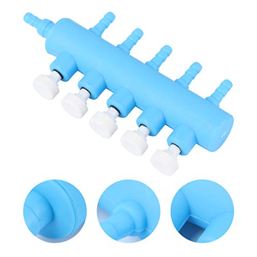 VILLFUL Aquarium Luftverteiler Aquarium Luftpumpe Ventil Aquarium Luftschlauch Adapter Aquarium Luftverteiler Aquarium Luftpumpe Zubehör Wasserpumpe Sauerstoffpumpe Kunststoff von VILLFUL