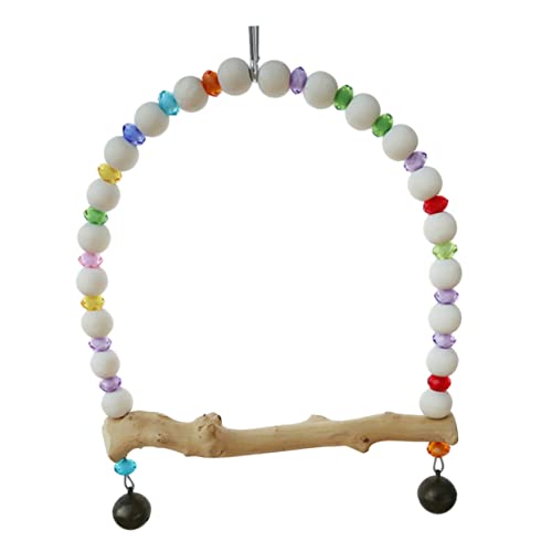 VILLFUL Buntes Haustier Vogelschwang Vogel Käfig Hanging Swang Vogelklettern Swing Stick von VILLFUL