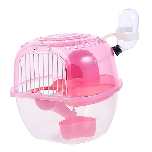 VILLFUL Doppelschichten Hamster Käfig Tragbare Outdoor Carrier Hamster Tragetasche Käfig von VILLFUL