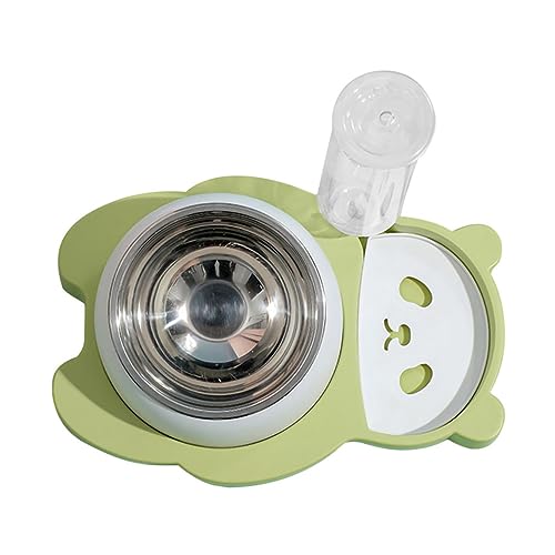 VILLFUL Futternapf für Haustiere Wassernäpfe für Hunde Hundenäpfe Kleiner Napf Hundenapf pet Food Container cat Bowls katzenfutter Slow Feeder Hundenäpfe Haustiernapf aus Edelstahl Plastik von VILLFUL