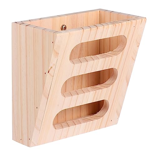 VILLFUL Fütterung Gras Rack Holz Futter Stehen Rack Für Kaninchen Pet Spielen Spielzeug von VILLFUL