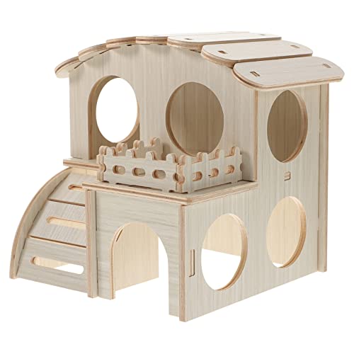 VILLFUL Hamster Käfig Versteck Holz Hamster Nest Einfacher Hamster Schlafnest von VILLFUL