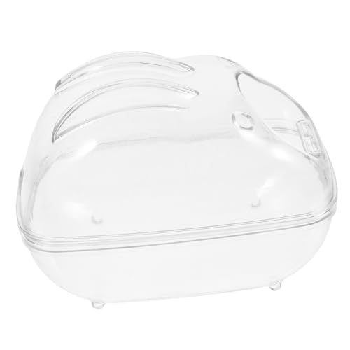 VILLFUL Hamster Sandbad Container Für Kleine Haustiere Transparente Wanne Für Meerschweinchen Und Andere Kleintiere Badewanne Für Hamster Und Kleintierbedarf Kleintier Badezubehör von VILLFUL