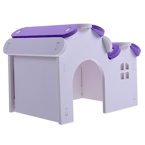 VILLFUL Hamsterhaus aus PVC-Material Hamster-Schlafhaus versteckte Villa langlebig kein seltsamer Geruch lustige Villa-Form von VILLFUL