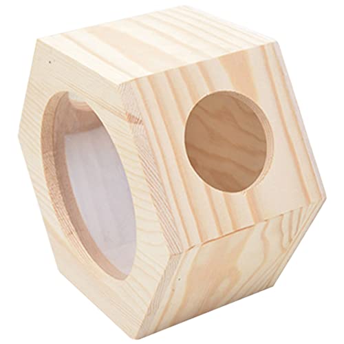 VILLFUL Mehrstöckiges Hamsterhaus Aus Holz Chinchilla-Spielzeug Und Hamsterversteck Geeignet Als Wohndeko Und Rattenkäfig-zubehör Für Mini-rattenkäfige VILLFUL Mehrstöckiges Hamsterhaus Aus Holz Chinchilla-Spielzeug Und Hamsterversteck Geeignet Als Wohndeko Und Rattenkäfig-zubehör Für Mini-rattenkäfige von VILLFUL