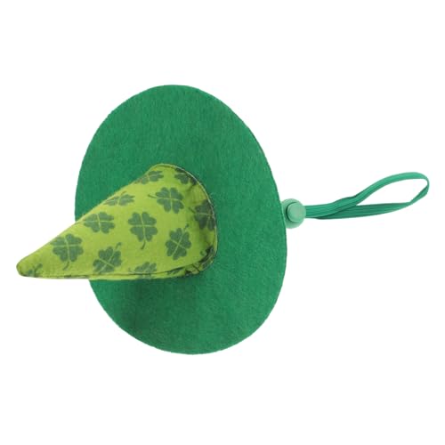 VILLFUL St. Patricks Day Haustierhut Hund Katze Kostüm Zubehör Festliches 4-Blatt-Design von VILLFUL