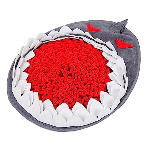 VILLFUL Pet Sniffing Pad Futterunterlage Für Haustiere Schnüffelkissen Für Haustiere Hunde-Puzzle-Spender-Spielzeug Puzzle-Feeder-Katze Pet Iq Spielzeug Trainingsdecke Hündchen Filzstoff von VILLFUL