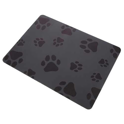 VILLFUL Elegante Futtermatten für Haustiere 40 x 30 cm saugfähige Hundenapfmatte rutschfeste wasserdichte Tischsets leicht zu reinigende Futtermatten für Katzen und Hunde von VILLFUL