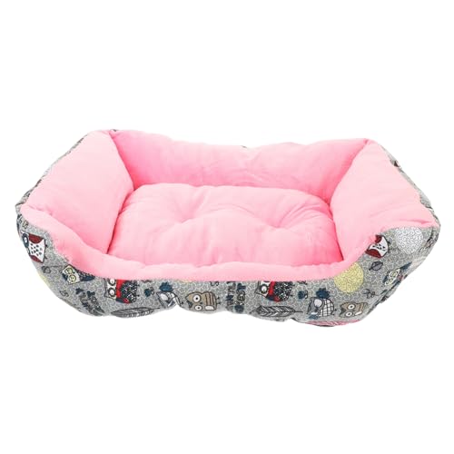 VILLFUL Haustier-schlafbett Hundekisten-Pads Großes Haustierbett Waschbar Hundesofa Kätzchen-Fleece -Pads Zwinger Matten Hundebox Matte Haustier Winternest Der Hund Stoßstange von VILLFUL