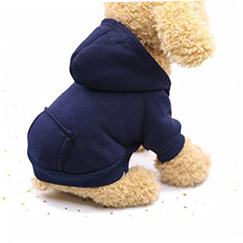 VILLFUL Haustier warme Kleidung Haustierkleidung Welpen-Outfits Haustier Hund Pyjama hundepullover hundepulli Nachthemd Kinderpyjamas Warmes Kostüm für Hund Tasche Mantel Jacke mit Hut XXL von VILLFUL