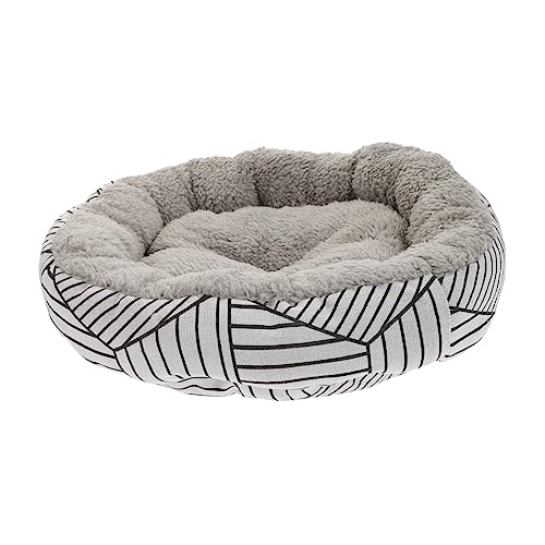 VILLFUL Haustierbett aus Lammvlies Schlafendes Welpenbett Haustierbett aus Fleece Katzenunterlagen pet Bed petbett Haustierdecken Hundehütte bequemes Hundenest Haustier-Schlafbett von VILLFUL