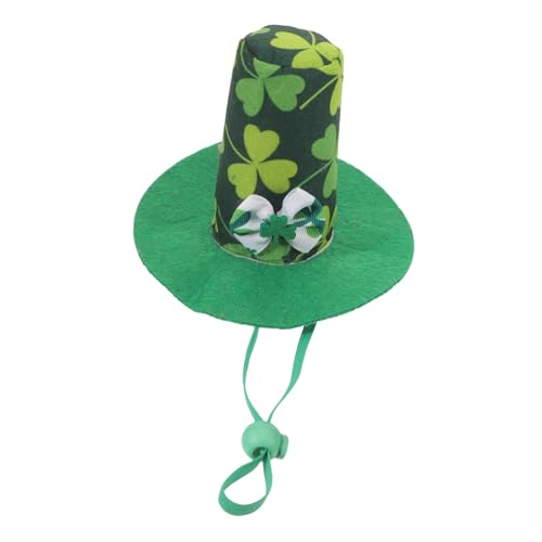 VILLFUL Haustierhut St Patrick's Day Haustier Requisite Hundehut Kostüm Hund St Patrick's Day Kostüm Hunde Cosplay Kostüm Welpen Cosplay Hut Kleiner Hundehut Hunde Cosplay von VILLFUL