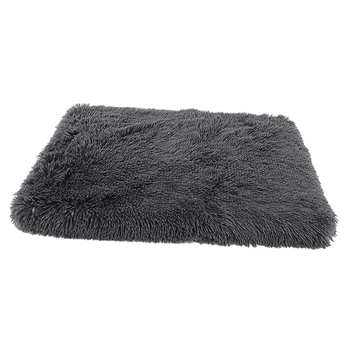 VILLFUL Haustierstreu Kissen für Haustiere warmes katzenschlafbett wärmendes Welpenbett Haustierbett katzenbett Hundebett Katzenmatte für Haustierkäfig Haustiernestkissen Flanell Dark Grey von VILLFUL