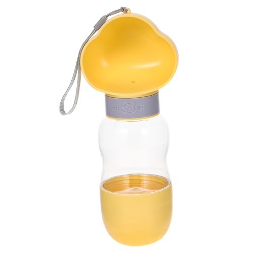 VILLFUL Wasserflasche für Hunde tragbarer Wassernapf Flasche für Hunde Wasserflasche für Hunde entzückende Wasserflasche für Haustiere leicht zu tragen von VILLFUL