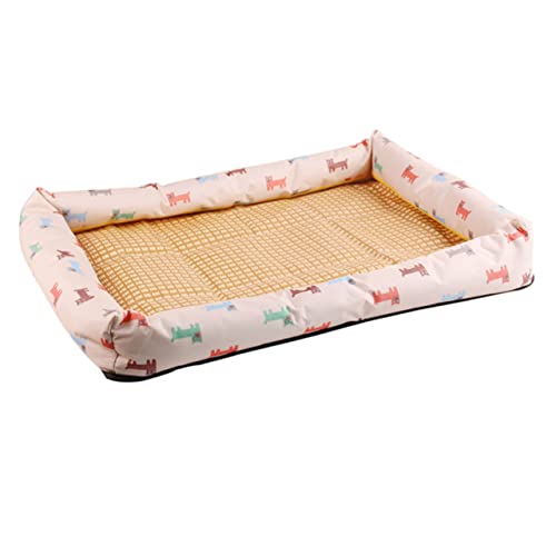 VILLFUL Hundebett Matte Sommer Hundeschlafmatte Hunde Gemütliche Höhle Schlafmatte Für Haustiere Chill Pad Für Hunde Selbstkühlende Hundematte Waschbare Hundebetten Decke Katzennest von VILLFUL