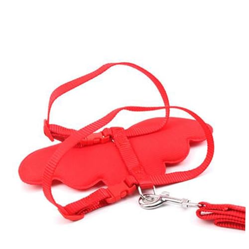 VILLFUL Kabel Ziehen Weste Für Haustiere Haustiermarkenfass Haustiergurte Schlauchdiffusor Haustiergeschirr Aus Nylon Halsband Leine Trainingsleine Katzenleine Rot Leinen Haustier Hund von VILLFUL