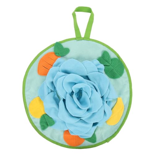 VILLFUL Kaninchen-schnüffelpad Slow Feeder Schnüffelmatte Tierisches Spielzeug Hamster Schnüffelmatte Kuscheltiere Zum Kauen Hunde-schnüffel-Puzzle-Spielzeug Tierspielzeug Hasenteller Samt von VILLFUL