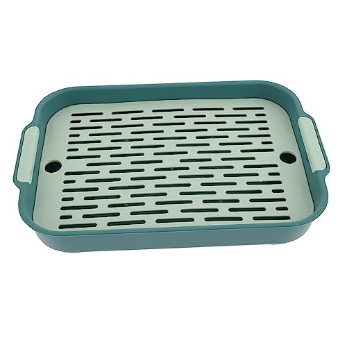 VILLFUL Kasten Kaninchentoilette Hamster klo kaninchenklo Kleintierklo Hamsterklo Hasenstreu Pellets Hasen-Katzentoilette Mini Haustier Tagesdecke Kaninchen Töpfchen Hamster Toilette pp von VILLFUL