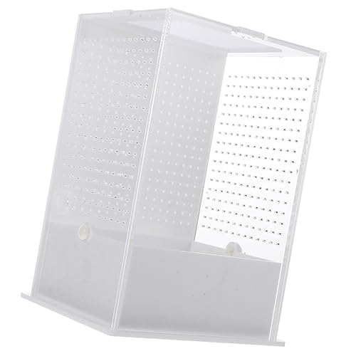 VILLFUL Kasten Praying Mantis Zuchtbox insektenbox Insekten Box Reptilienbox Terrarium kaufen Spinnen Box Tier Transparentes Insektenlebensraum-Terrarium klare Behälter zum Füttern Acryl von VILLFUL