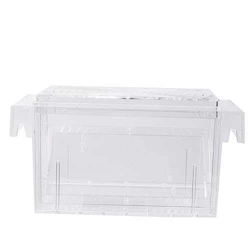 VILLFUL Kasten Zuchtbecken für Aquarien isoliertes Aufzuchtbecken Betta Fisch Tumbler inkubator Brüterei mit Wasserisolationsnetz Inkubator für Fischgarnelen Guppys Betta-Aquarium von VILLFUL