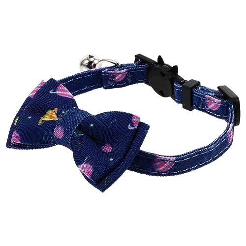 VILLFUL Katzenhalsband Kitten katzenzubehöhr Accessoires für Kätzchen Kragen mit Fliege Welpen Haustier-Halskette Glockenhalsband für Nylon von VILLFUL