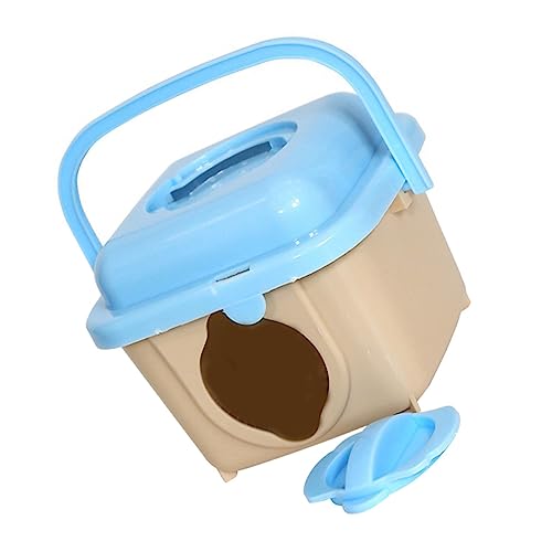 VILLFUL Haustier-Transportbox für Hamster tragbarer Reisekoffer Mini-Handtasche für Haustiere leicht langlebig zufällige Farbauswahl Hamsterkäfige von VILLFUL