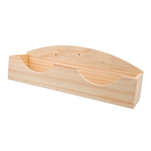 VILLFUL Kleines Haustier Heu-krippe-Rack-Holz-Lebensmittel-Feeder Kaninchen-Gras-Feeder-lebensmittelhalter von VILLFUL