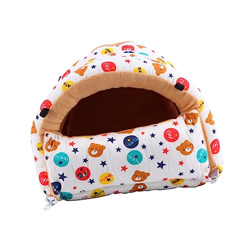 VILLFUL Hamsterkäfig haustierbett pet Bed haustierfeldbett petbett Einstreu für Kaninchen Mäusekäfig für Hausmäuse Hamster warmes kleines Tierbett Hase Hamsternest Baumwollnest von VILLFUL