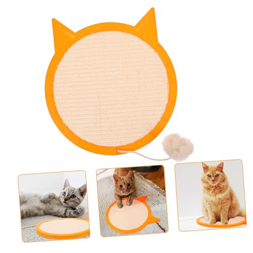 VILLFUL Kratzbaum Für Katzen Katze Kratzmatte Katzenkratzmatte Sisal Katze Kratzplatte Kratzmatte Mit Katzenminze Katze Spielmatte Kätzchen Spielzeug Für Haustiere Katzenkratzdecke Hölzern von VILLFUL