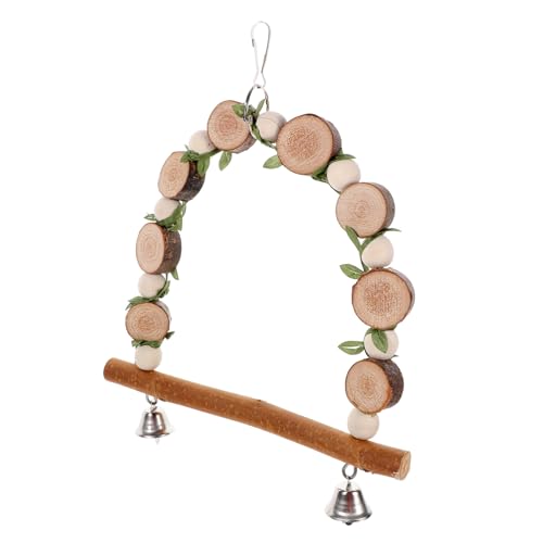 VILLFUL Holz Vogel Spielzeug Für Käfige Vogelständer Aus Naturholz Sittichspielzeug Mit Haken Papageien Trainingszubehör Sichere Und Langlebige Vogelstangen VILLFUL Holz Vogel Spielzeug Für Käfige Vogelständer Aus Naturholz Sittichspielzeug Mit Haken Papageien Trainingszubehör Sichere Und Langlebige Vogelstangen von VILLFUL