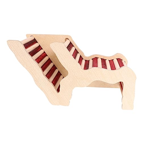 VILLFUL Hamsterhaus Aus Holz Dekoratives Spielzeug Für Hamster Trainingsort Und Versteck Robust Und Langlebig Geeignet Für Käfig VILLFUL Hamsterhaus Aus Holz Dekoratives Spielzeug Für Hamster Trainingsort Und Versteck Robust Und Langlebig Geeignet Für Käfig von VILLFUL