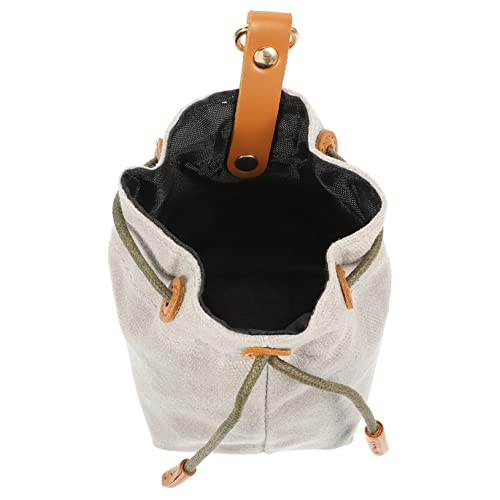 VILLFUL Tragbarer Leckerlibeutel Für Hunde Hunde Snackbeutel Mit Kordelzug Und Schnalle Ideal Für Outdoor Aktivitäten Praktische Hundetasche Für Snacks Unterwegs Vielseitig Einsetzbar von VILLFUL