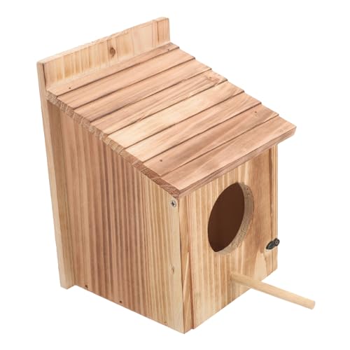 VILLFUL Vogelhaus Aus Holz Zum Nisten Und Bemalen Hängendes Garten Vogelhaus Für Draußen Ideal Für Wildvögel Schöner Nistkasten Für Den Garten Oder Balkon Wetterfest Und Langlebig von VILLFUL