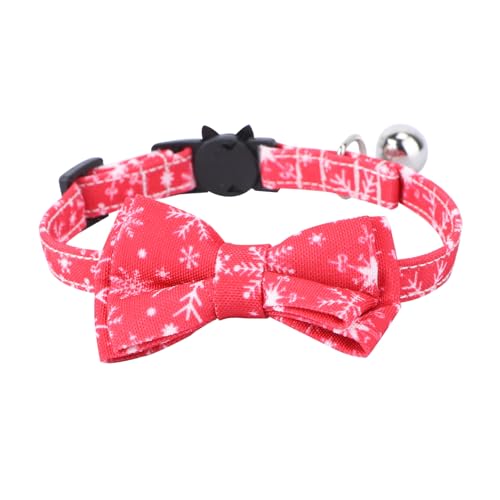 VILLFUL Weihnachts Kleines Katzenhalsband Weihnachtshalsband Mit Schnalle Weihnachtswelpenhalsband Hundekrawatten Welpen-weihnachtskostüm Tuch Haustier Weihnachtskatze von VILLFUL