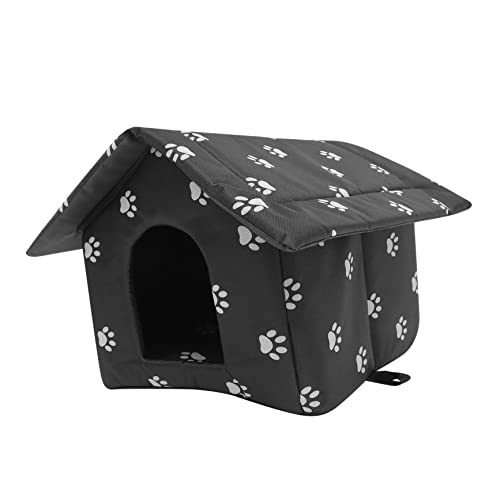 VILLFUL Zwinger für streunende Katzen Plüsch Hundehütte Hundecouch Welpennest haustierbett pet Bed Winddicht Katzennest Katzenmatte Katzenhaus Hundebett Oxford-Stoff von VILLFUL