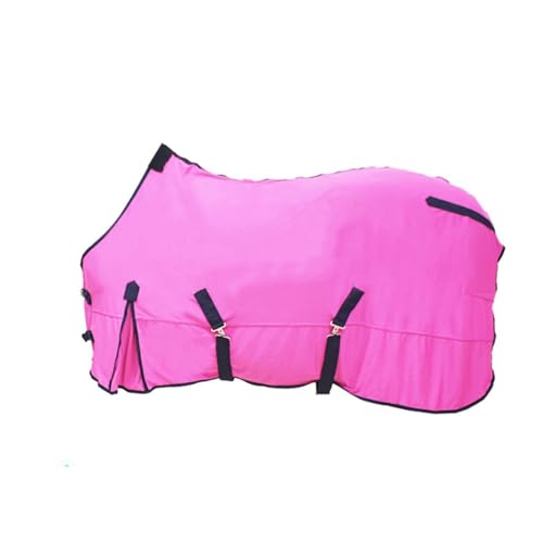 Summer Horse Quick-drying Anti-walking Blanket Clothes Breathable Sweat-absorbent Freezing Point Fabric Quick-drying Soft Cool Adjustable Chest Strap Large, Medium And Small Horse Blanket(Pink,Shoulde von VILUlUDD