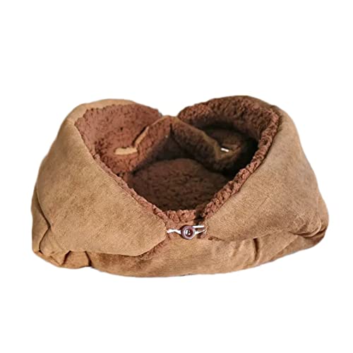 VILUlUDD Multifunktionale Isomatte for Haustiere, Winter, warm, Katzenstreu, Katzenstreu, Schlafsack mit Teppich, Hund, Katze, Outdoor-Schlafbett(A,80CMx60CM) von VILUlUDD