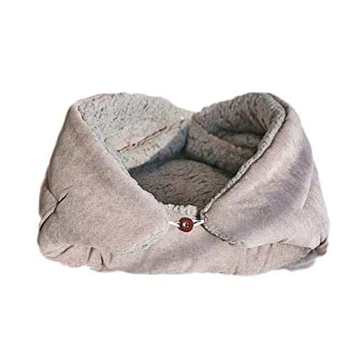 VILUlUDD Multifunktionale Isomatte for Haustiere, Winter, warm, Katzenstreu, Katzenstreu, Schlafsack mit Teppich, Hund, Katze, Outdoor-Schlafbett(B,70CMx50CM) von VILUlUDD