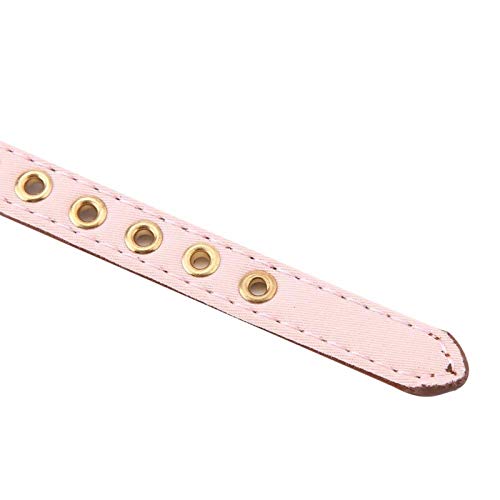 Blumen mit Fliege, schön und modisch 1 Stück verstellbares Hundehalsband, Party zeigt Haustierhalsband für Katzentiere(pink, 1.3*42cm, 12) von VINGVO