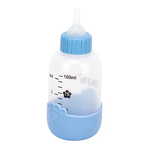 Haustier-Milchflasche Pfotenmuster Haustier-Milchflasche Universal-transparente Hundewaage (blau) von VINGVO