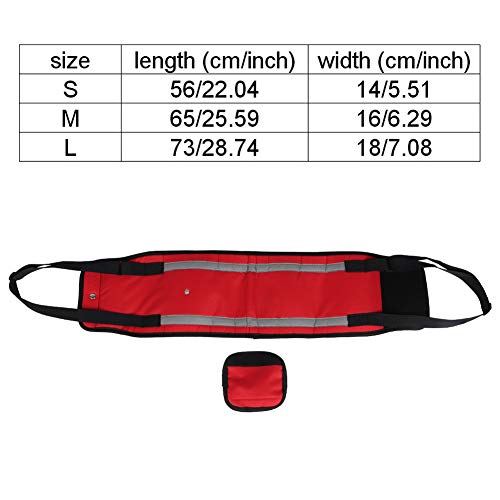 Pet Traction Belt, praktische Aufkleber Light Strip Dog Walking Hilfsgürtel, für Pet Dogs(S) von VINGVO